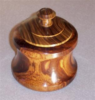 Lignum vitae box by Norman Smithers